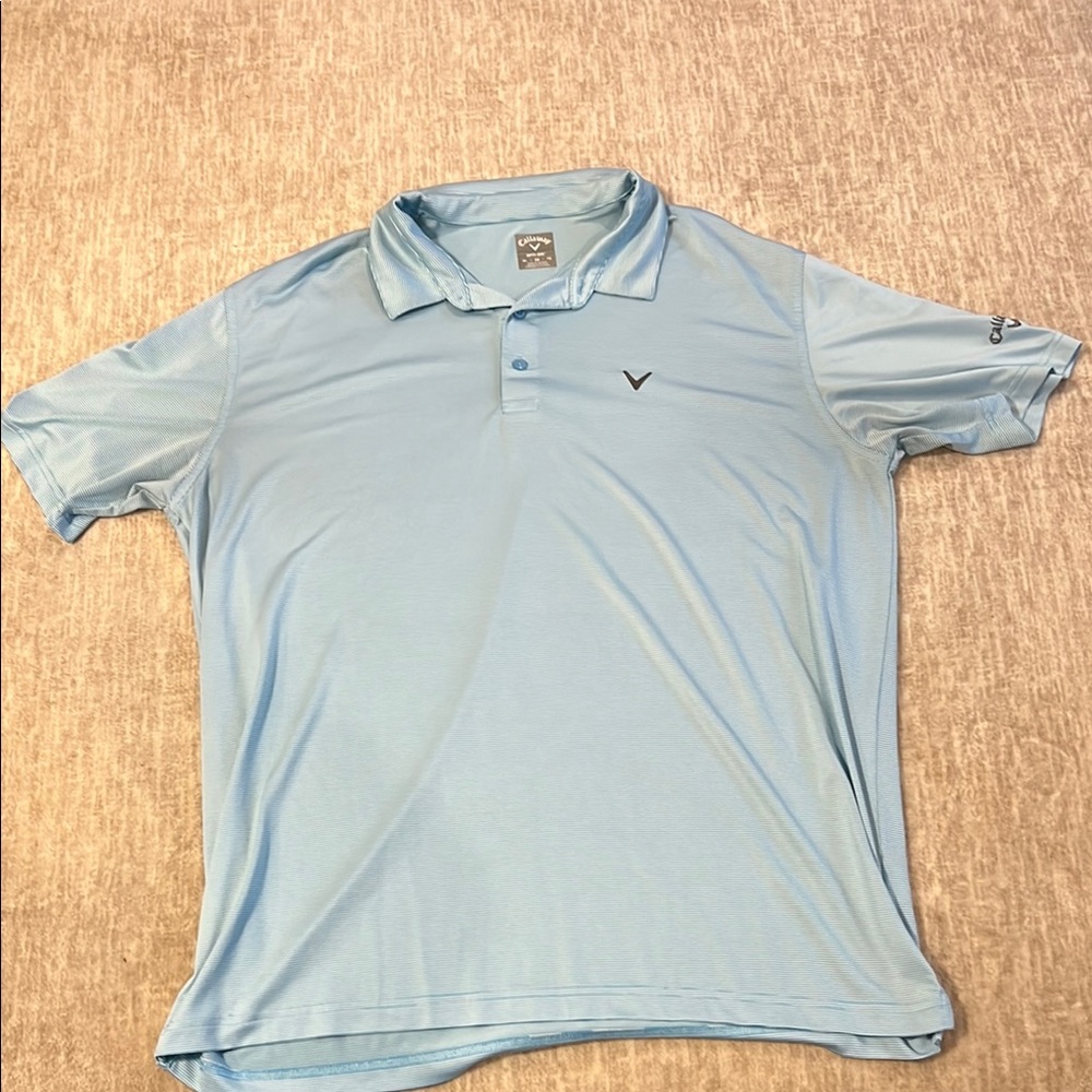 Callaway Blue Polo Shirt Casual Fit